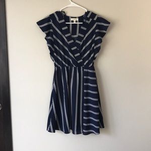 Summer dress navy blue